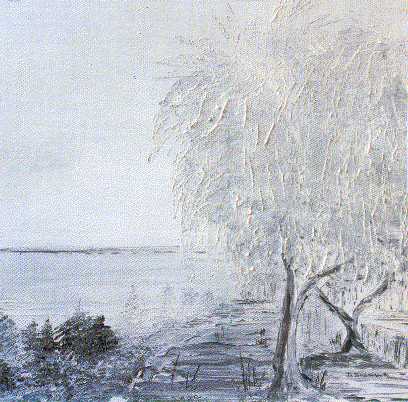 Paesaggio in bianco e nero